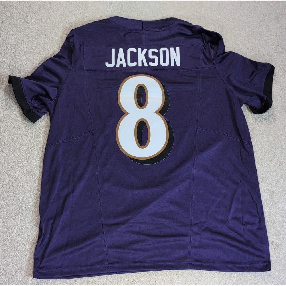 Baltimore Ravens Lamar Jackson Nike Purple Vapor FUSE Limited Jersey Mens XL - Picture 6 of 12